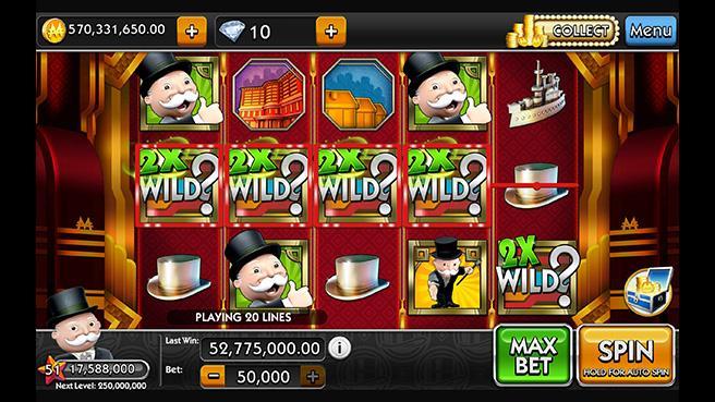 Monopoly Slots for iphone by EA Sports
