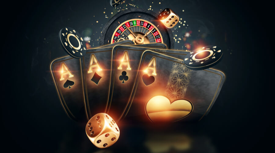 live dealer casino games with roulette chips and dice