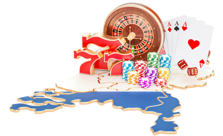 Best online casinos Netherlands map with flag roulette lucky 7s and cards