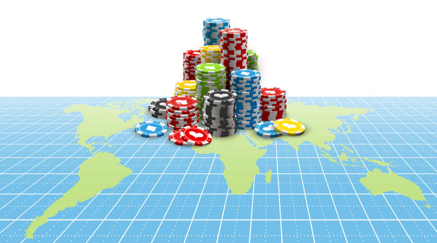 Best countries to play online casinos world map